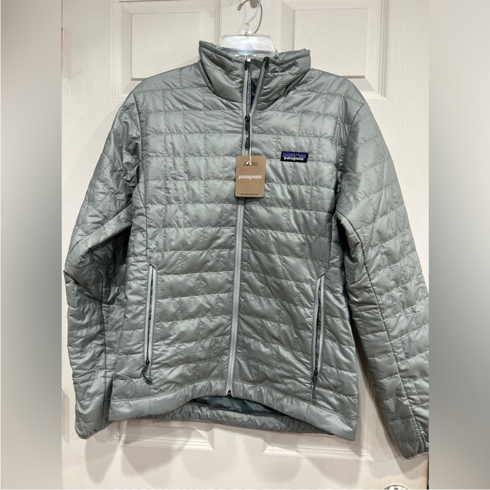 Patagonia Men's XXL Nano Puff Jacket Sleet Green Grey NWT Gray Puffer Puffy